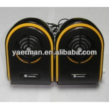 pc speakers 2.0,top sale with compatible usb/fm mini speaker